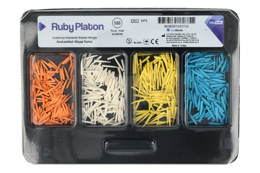 RubyPlaton деревянные клинья 500 шт. Рубидент