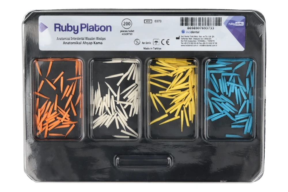RubyPlaton деревянные клинья 200 шт. Рубидент