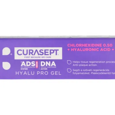 Curasept ADS гель с хлоргексидином и гиалуроновой кислотой 0,5% CHX 30 мл — фото 3
