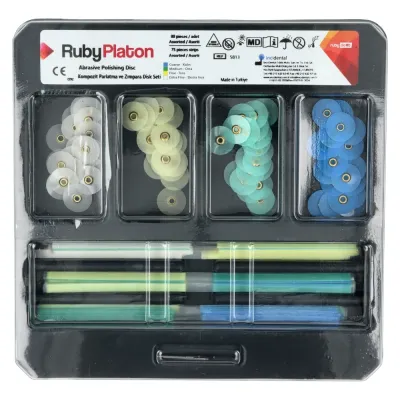 Абразивные диски RubyPlaton 80 шт. + 75 шт. Абразивные ленты RubyDent