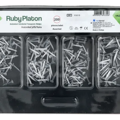 RubyPlaton прозрачные клинья 200 шт. Рубидент