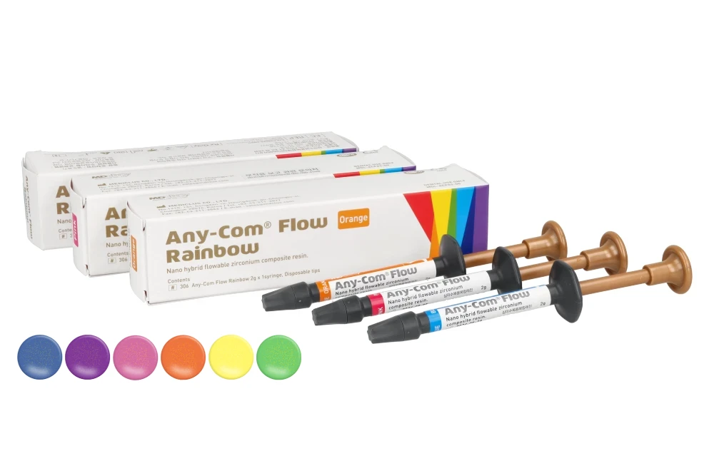 Any-Com Flow Rainbow с брокатом 2 г MEDICLUS