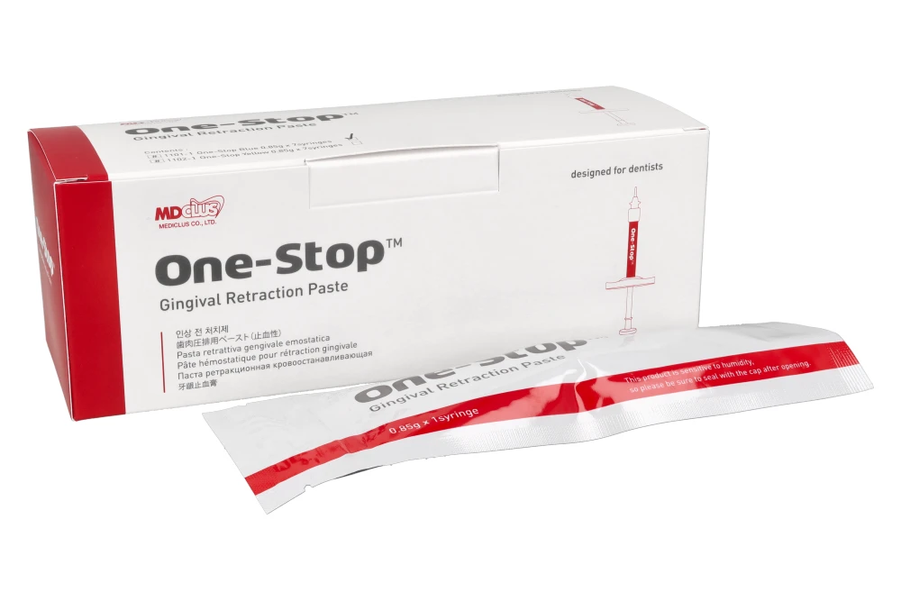 One-Stop ретракционная паста 0,85 г x 7 шт. MEDICLUS