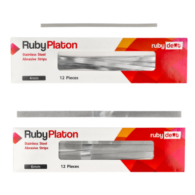 RubyPlaton абразивные полоски 12 шт. Рубидент