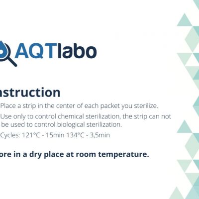 Тест-полоски для стерилизации пара класса 4 250 шт AQTlabo — фото 2