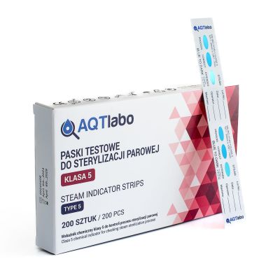 Тест-полоски для паровой стерилизации класс 5 200 шт. AQTlabo — фото 3