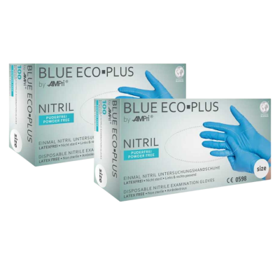 Перчатки нитриловые Blue Eco Plus 100 шт.