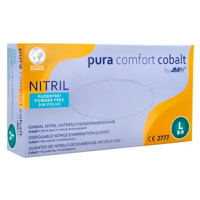 Перчатки нитриловые Pura Comfort Cobalt 100 шт. — фото 2