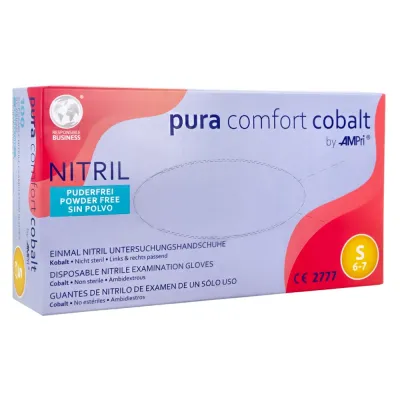Перчатки нитриловые Pura Comfort Cobalt 100 шт. — фото 3