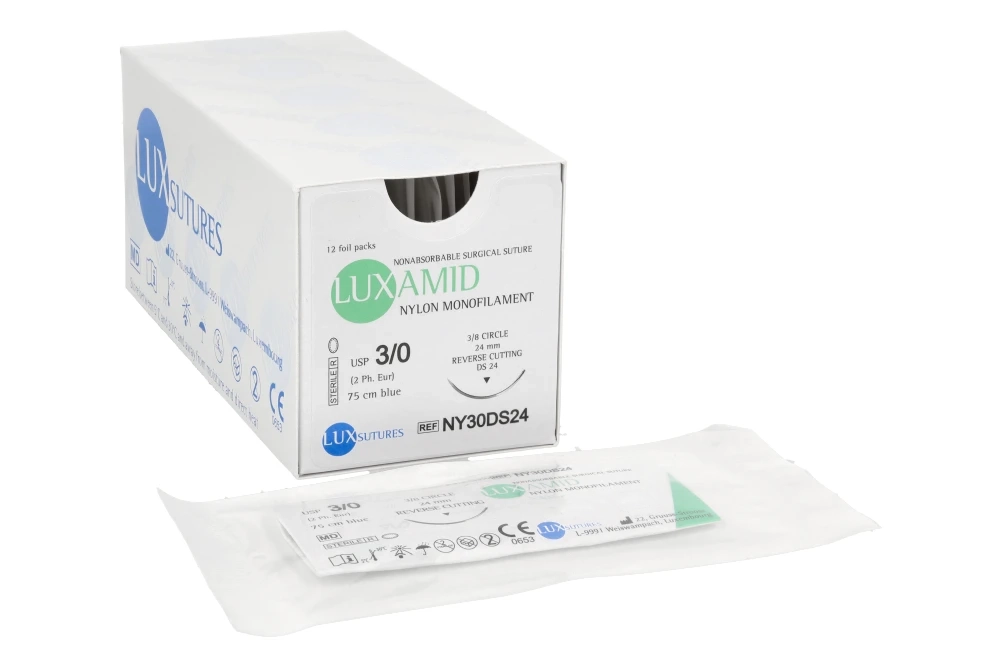 Нитки НЕАБСОРБИРУЕМЫЕ LUXAMID 12 шт. LUXsutures