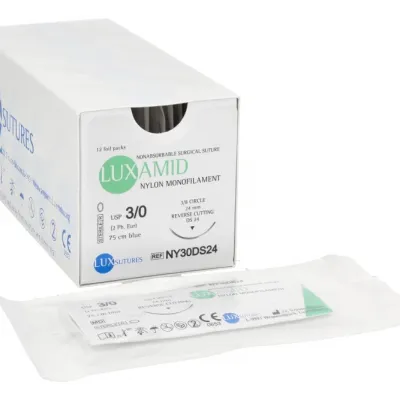 Нитки НЕАБСОРБИРУЕМЫЕ LUXAMID 12 шт. LUXsutures