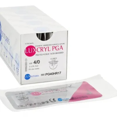 АБСОРБИРУЕМАЯ нить LUXCRYL PGA 12 шт. LUXsutures — фото 7
