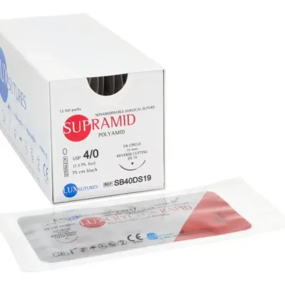 Неабсорбируемые нити Supramid 12 шт. LUXsutures