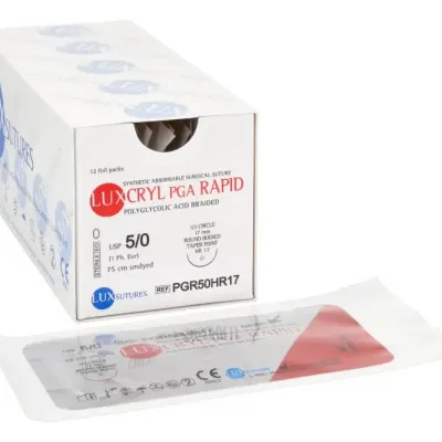 АБСОРБИРУЕМАЯ нить LUXCRYL RAPID 12 шт. LUXsutures