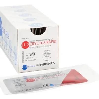 АБСОРБИРУЕМАЯ нить LUXCRYL RAPID 12 шт. LUXsutures — фото 2
