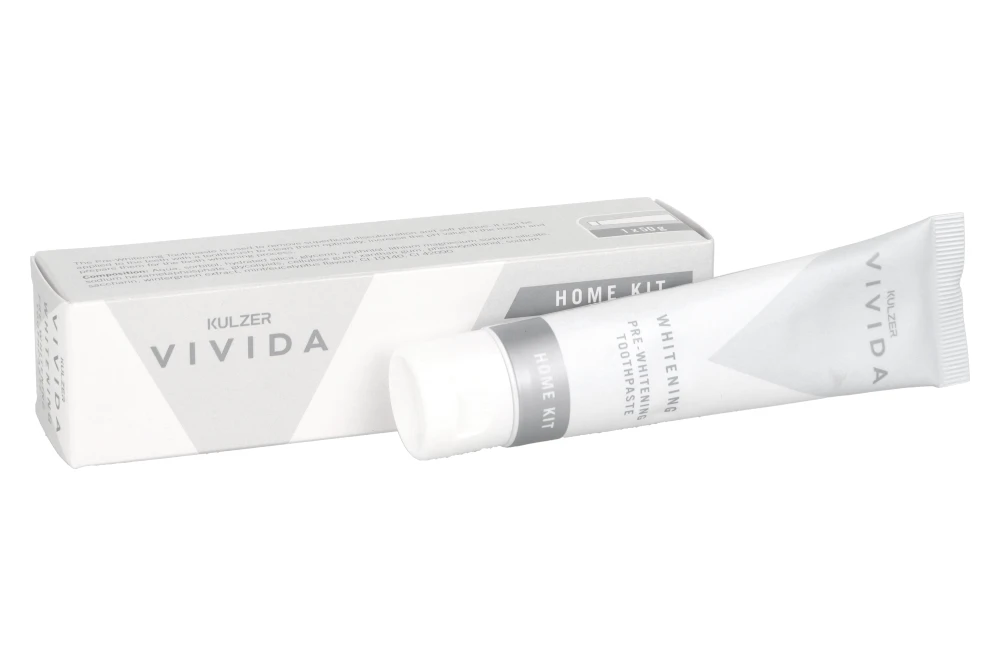 Отбеливающая зубная паста Vivida Home Pre-Whitening, 50 г Kulzer