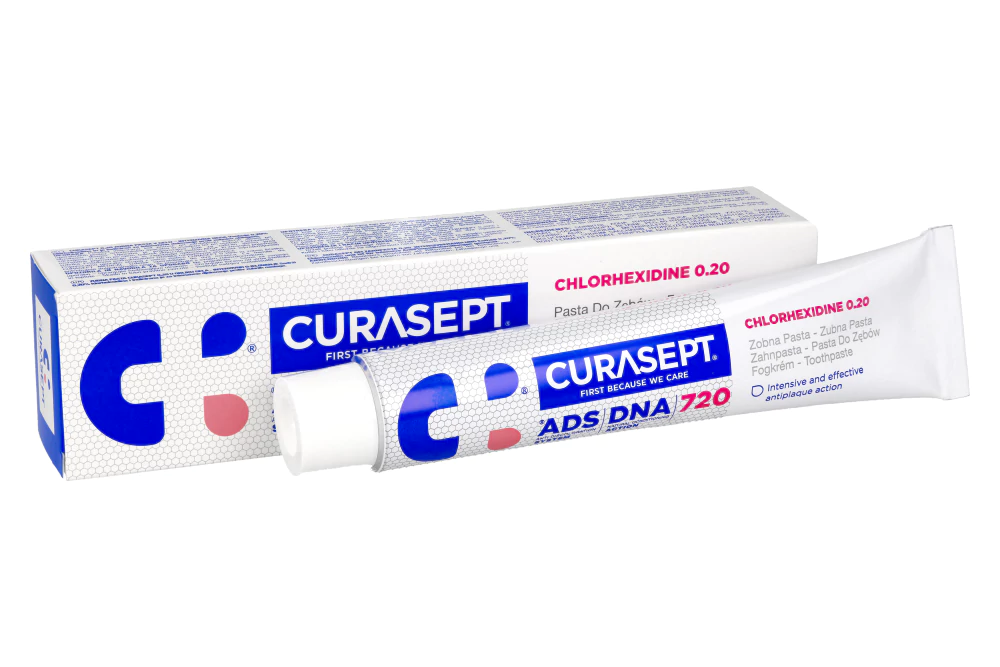Продвижение зубная паста ADS ДНК 720 0,20% CHX 75 мл Curasept до 31.08.2026