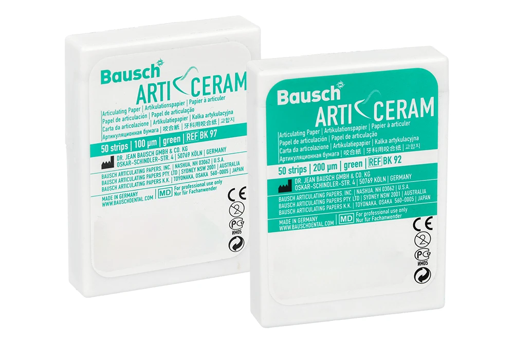 Артикуляционная калька в полосках ARTI CERAM Bausch