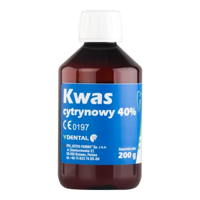 Лимонная кислота 40% 200 г V-DENTAL