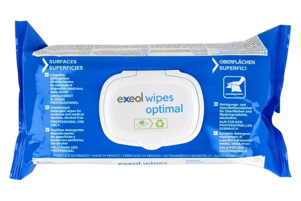 Exeol Wipes optimal безалкогольные салфетки flow pack 100 шт. MediLab