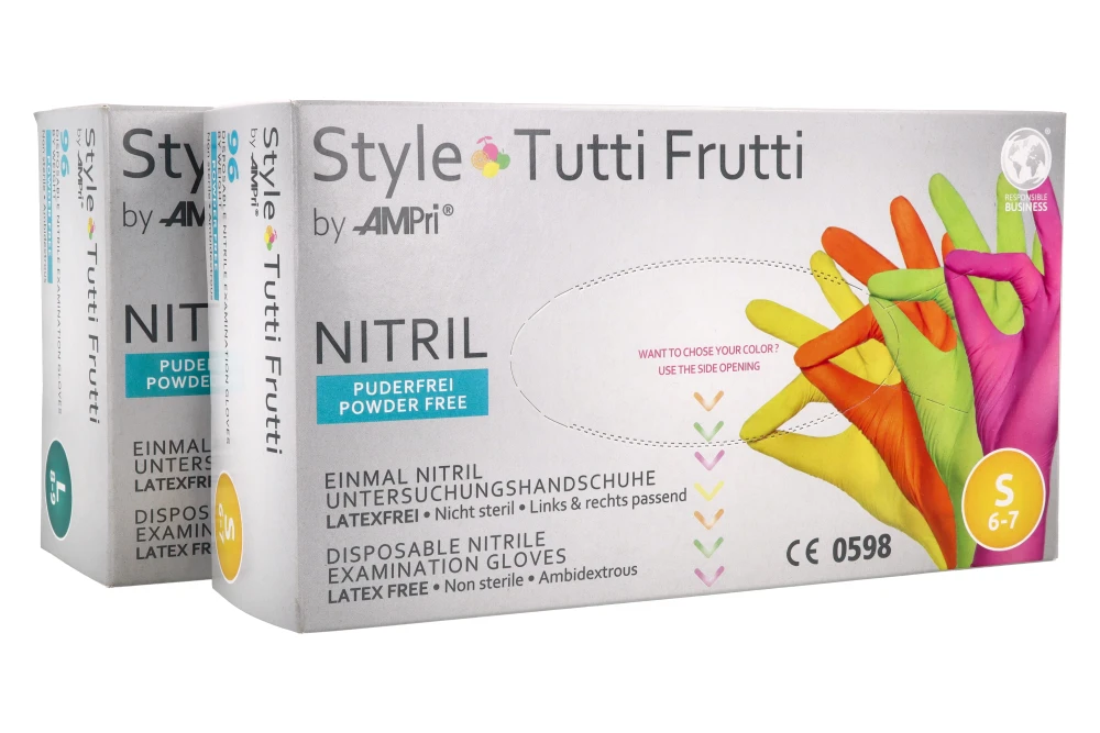 Нитриловые перчатки Tutti Frutti 96 шт. AMPri