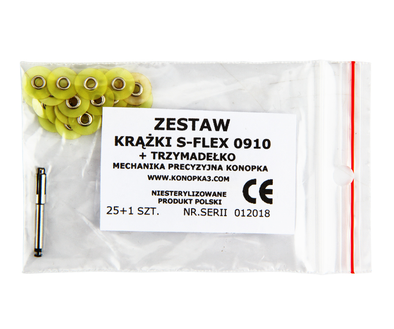 Диски абразивные S-Flex 25 шт + держатель конопки.