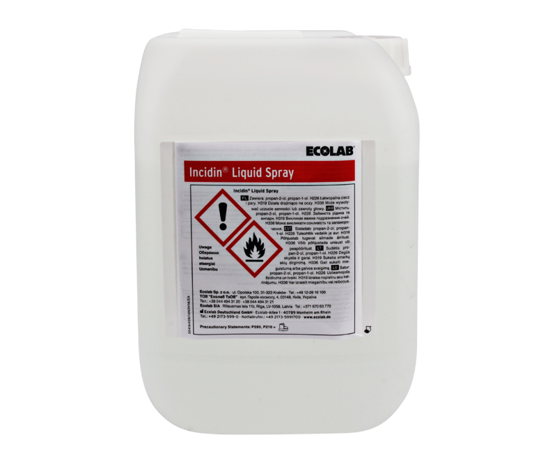 Инцидин Жидкий аэрозольный баллончик 5 л Ecolab