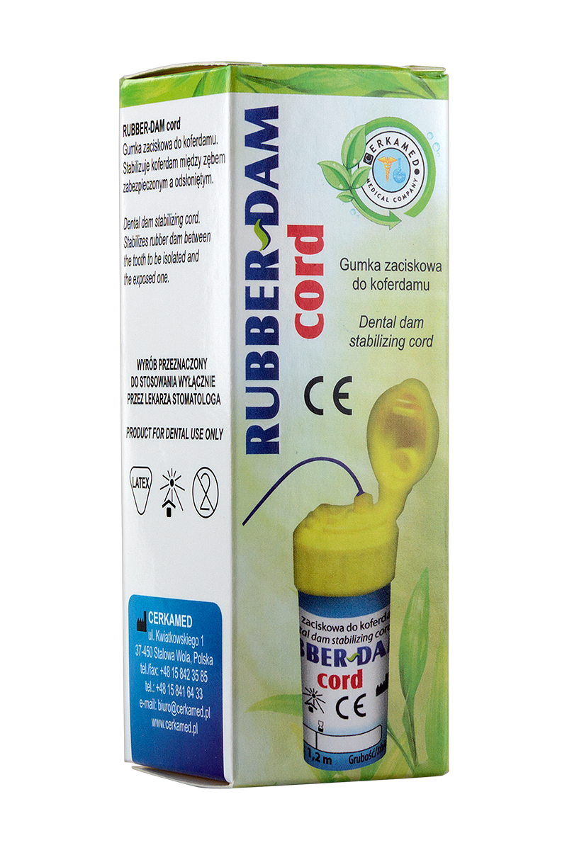Зажимная лента для шнура Rubber-Dam 1,2 м Cerkamed