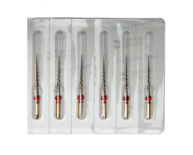 Файлы ProTaper Gold 6 шт. Dentsply Sirona.