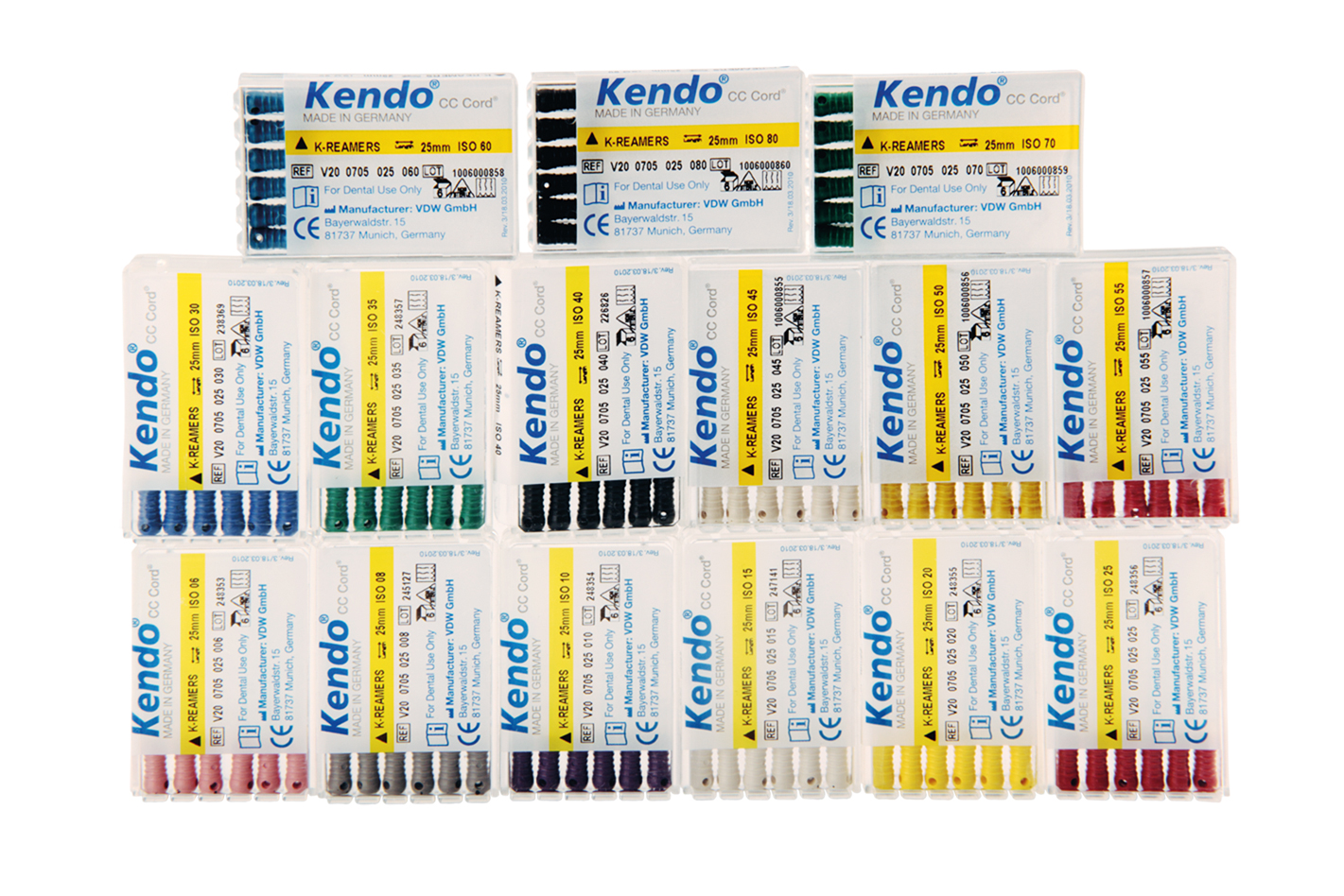 Расширители K-Reamers Kendo 6 шт.