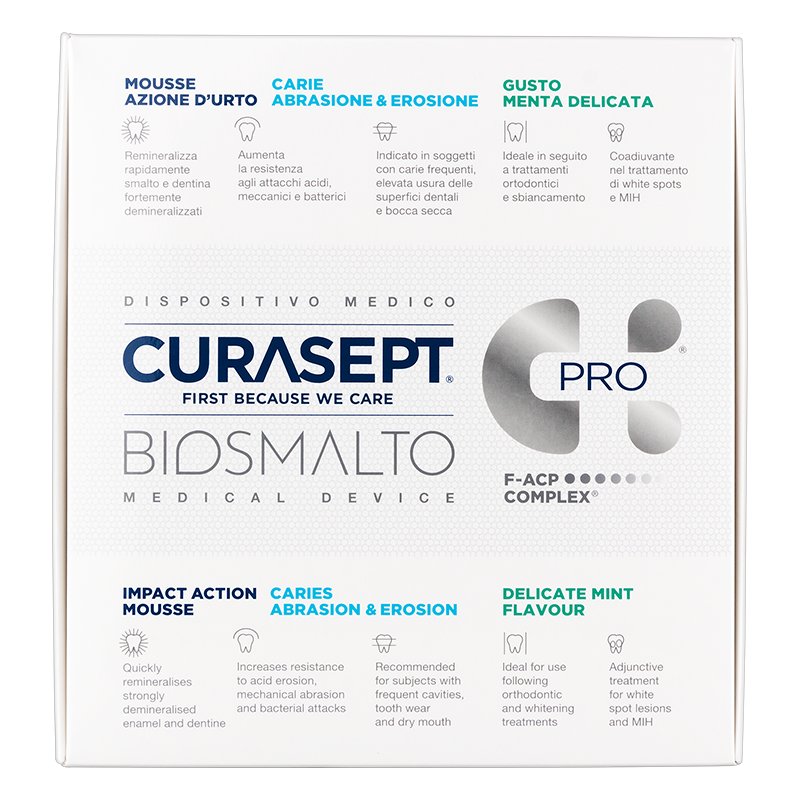 Пена biosmalto impact mousse 150 мл + ложки