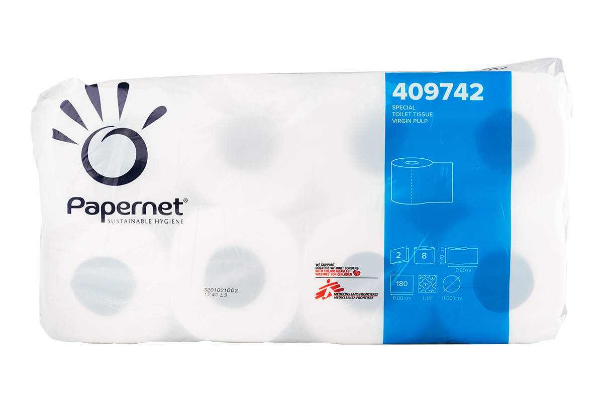 Туалетная бумага 8 рулонов Papernet