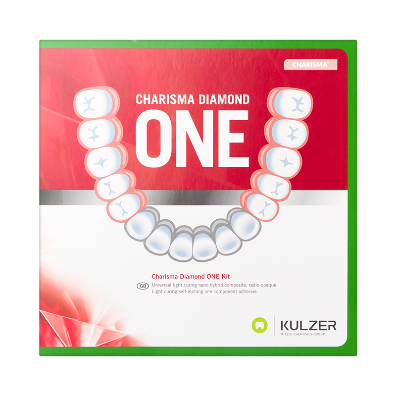 Набор Charisma Diamond ONE 2 x 4 г + Gluma Bond 4 мл Kulzer