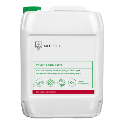 Velox Foam Extra без спирта, 5 л Medisept