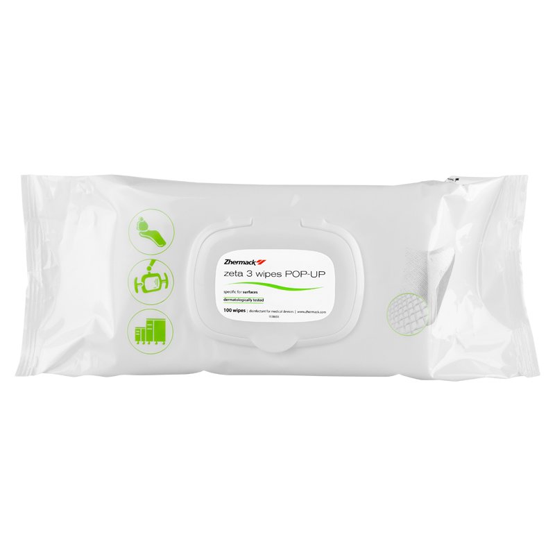 Спиртовые салфетки Zeta 3 POP-UP flow pack 100 шт. Жермак