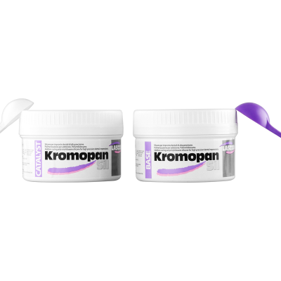 Силиконовая шпатлевка Kromopan SIL A, мягкая, 300 мл, 2 шт. Lascod