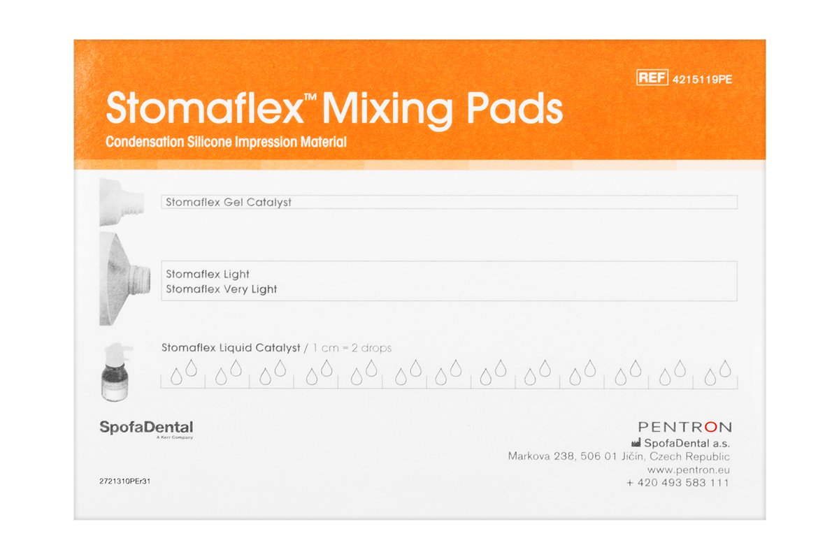 Блок для смешивания бумаги Stomaflex 15,5 x 11 см Pentron