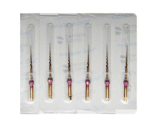 Файлы ProTaper Gold 6 шт. Dentsply Sirona.