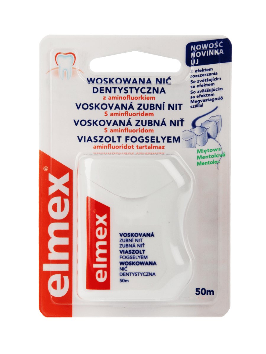 Зубная нить elmex 50 м