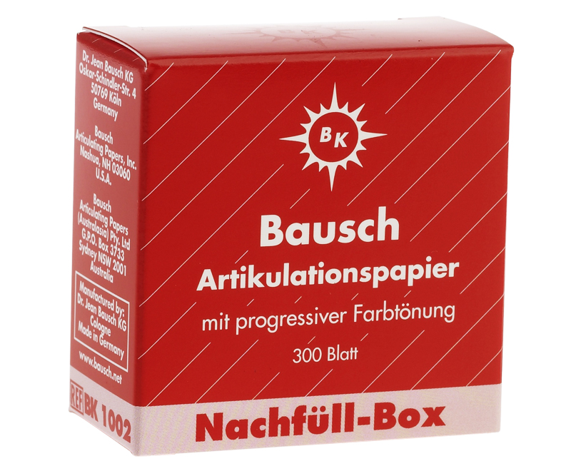 Калька прямоугольная 200μ красная 300 шт. BK 1002 Bausch