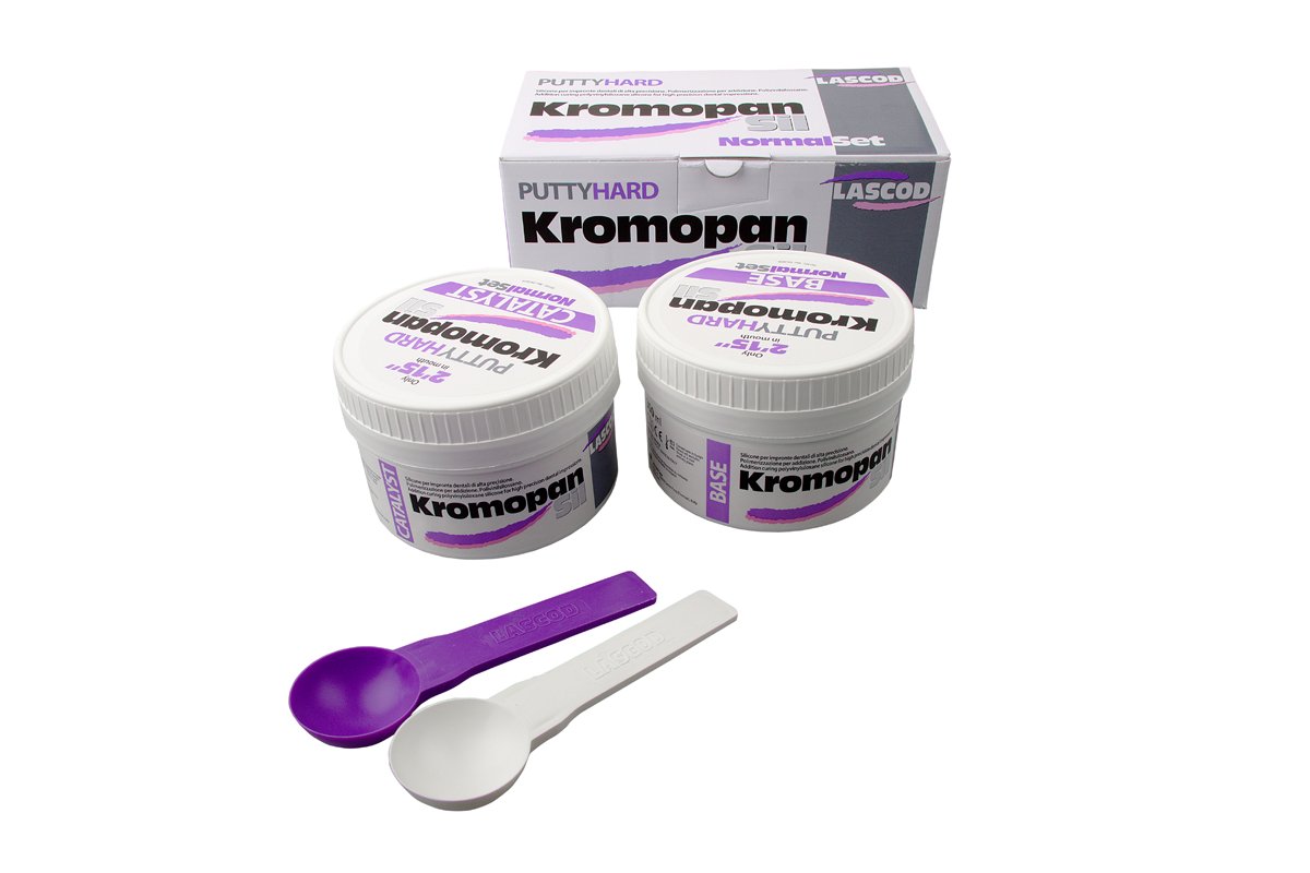 Силиконовая шпатлевка Kromopan SIL A, 300 мл, 2 шт. Lascod