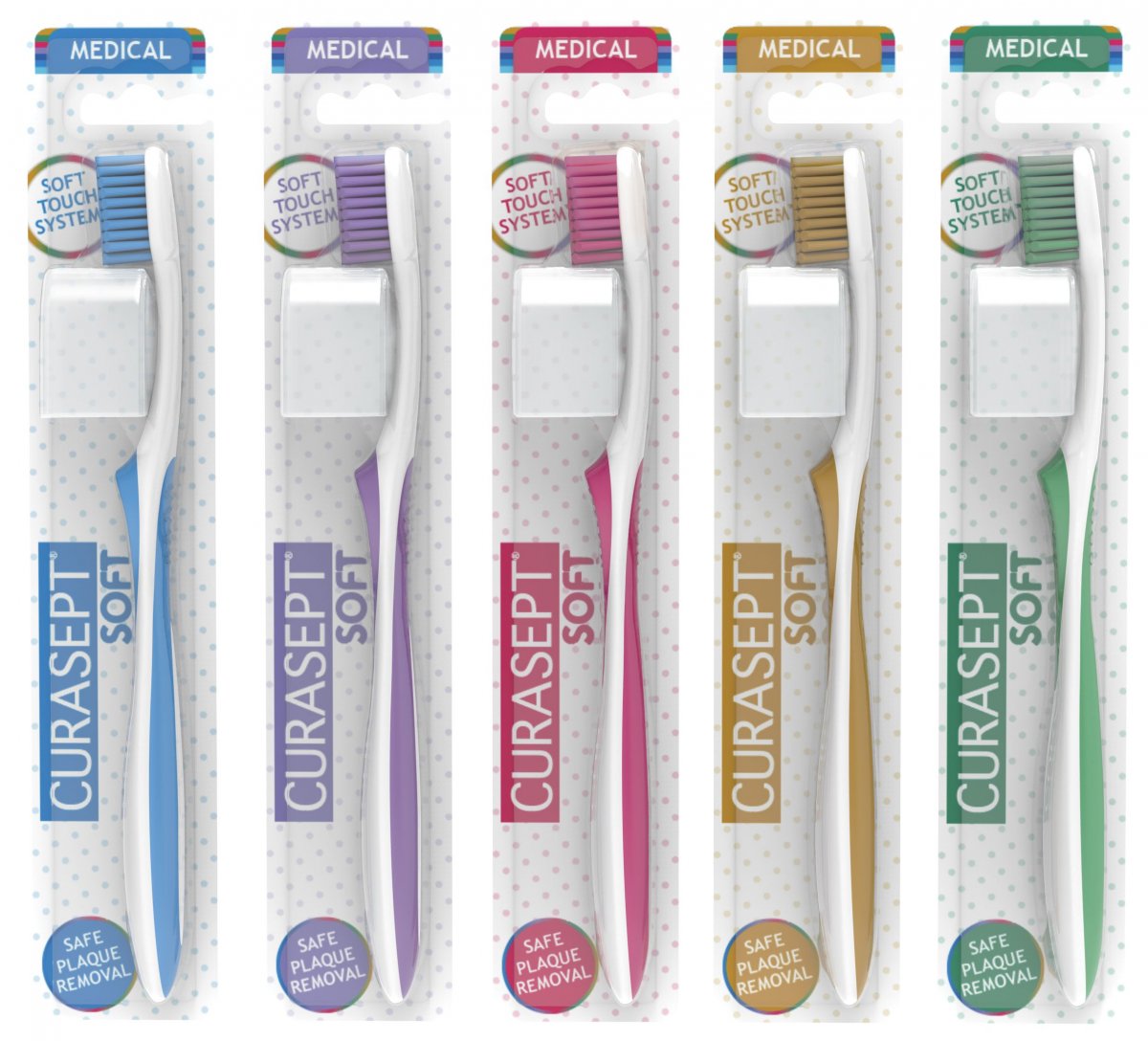 Зубная щетка CURASEPT Soft Medical